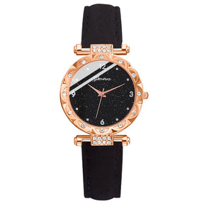 Womens Watches 5Pcs Set Luxury Rhinestone