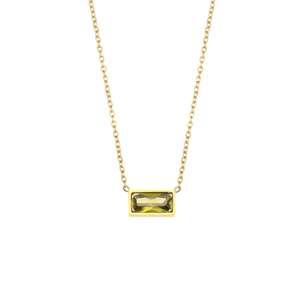 Gold Plated Chain Women Necklace