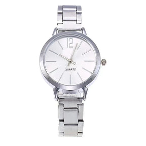 Womens Fashion Simple Digital Alloy Quartz Watch