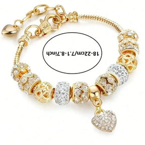 Obega Love Heart Flower Bracelet