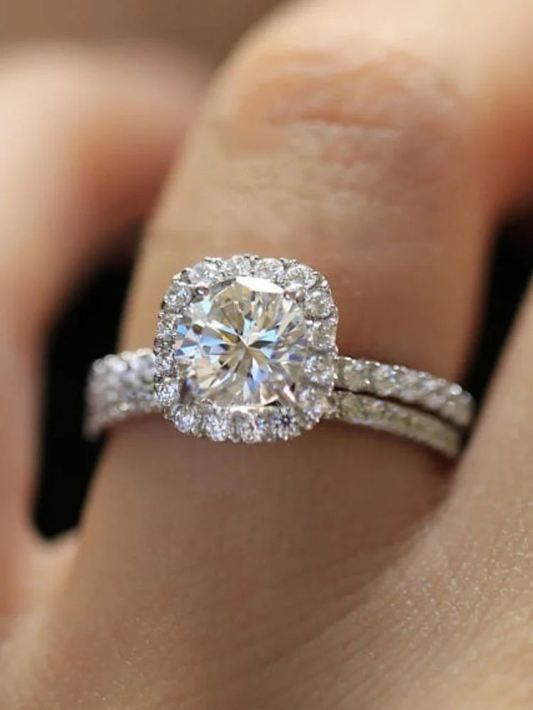 Hot Sale Simple Elegant Engagement Ring