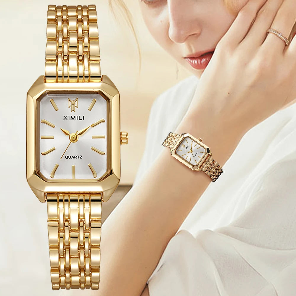 Luxury Women Watches Fashion Rectangle