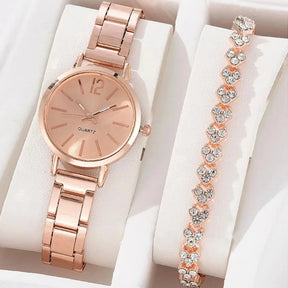 Womens Fashion Simple Digital Alloy Quartz Watch