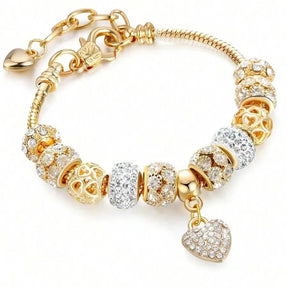 Obega Love Heart Flower Bracelet